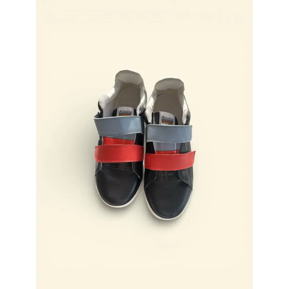 Goats The 005 Leather Sneakers Goat Slip On Black Size 11.5